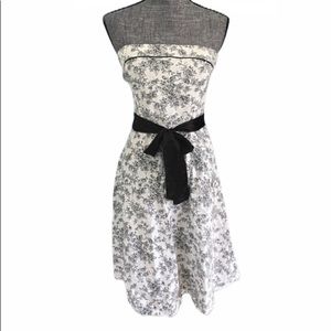 Teeze Me Strapless Dress with Sash sz 7 Juniors